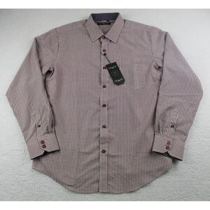 NWT CHUXX Dress‎ Shirt Mens Size Medium M Italian Design Long Sleeve Button